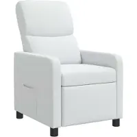 vidaXL Recliner Wit Polyester