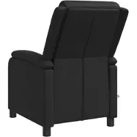 vidaXL Massage Relaxstoel Zwart Kunstleer