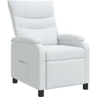 vidaXL Recliner Wit Stof