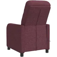vidaXL Massage Relaxstoel Paars Stof
