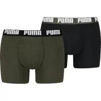 Puma Boxershorts olijfgroen / zwart / wit