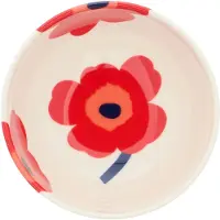 Marimekko Unikko kom 3 dl White-red-blue