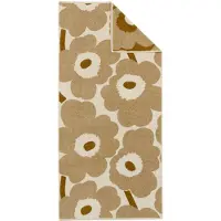 Marimekko Unikko badhanddoek 70x150 cm Off white-brons
