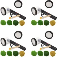 Torribaly 4X Flocking Kit Statische Gras Applicator ABS Mini Machine met Antislip