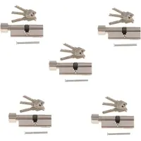 Torribaly 5x 70mm cilinderslot accessoires binnen zinklegering deur Europees Stan