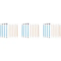 Exogio 30 Piece Dotting Tools Styluses for Mandala Rock Painting, Pottery Clay , Embossing Art