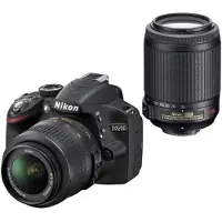 Nikon Reflex D3200 + AF-S 18/55 VR + 55/200 VR