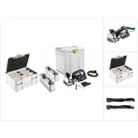 Festool DOMINO XL DF 700 EQ-Plus plugfreesmachine 720 W (576426) + 128-delige plugset (576792)