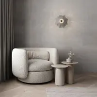 Lyora Wandlamp Elvio grijs Ø 30cm