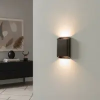 Artdelight Wandlamp Diaz L Donker Brons