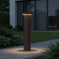 Lyora Moderne padverlichting Bast roestbruin 65cm - 2700K
