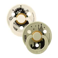 BIBS - x Moomins Pacifier Colour Stinky - Ivory/Khaki - Size 1