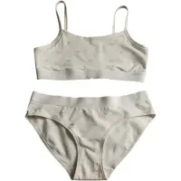 Lacoste Dames Logo Katoenen Stretch Slips (Wit)