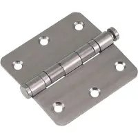 Starx Kogelscharnier ronde hoek 89x89 RVS (per 3)