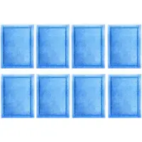 Jojomino 8 stuks aquariumfilter, compatibel met 30-60/20-40 Power Filters, vervanging voor EZ-Change 3