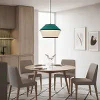 Lyora Hanglamp Veliss wit met blauw