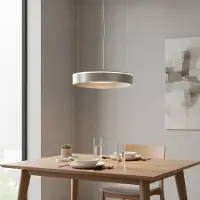 Lyora Moderne hanglamp Olivia nikkel Ø 60cm