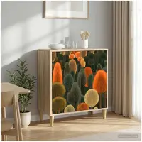 vidaXL Dressoir ZAANDAM Sonoma 69 x 33 x 75 cm Bewerkt hout