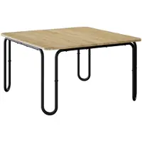 vidaXL Salontafel Sonoma Eiken 79,5 x 79,5 x 45 cm Bewerkt hout