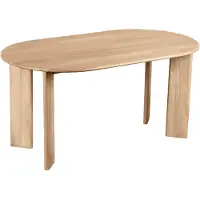 Lewis & Loft Eettafel Lila - Ovaal - 160 x 90 cm - FSC-gecertificeerd mangohout - Naturel
