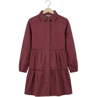 Koko Noko Meisjes Kleedjes M60913 - Bordeaux - Maat 128