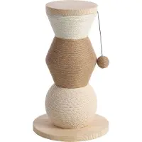 Flamingo - Stubbs krabpaal - Beige - 29cm L x 29cm B x 47.5cm H - krabpaal -