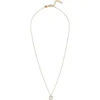 Alisia AL4258.01.904 GOLD-PLATED LETTER D KETTING MET PARELS 1 STUK