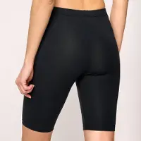 Merry Style MS-MS10-145-LE Dames Leggings - Sport - Vrijetijdsbroek - Kort - Viscose - Sporbroek - Yogabroek - Zwart - 3XL