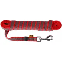 Dingo Antislip Hondenlijn Rubber 2cm x 5m Rood - Zonder Handvat