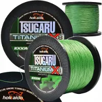 Black Titanum X8 Dyneema Vislijn 0.20mm 34.2kg 1000m - Japanse Kwaliteit