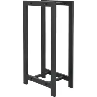 Fancy flames Houtopslag zwart M - Esschert Design
