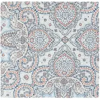 Darymex Harem Decoratieve Kussenhoes 40x40 cm - Kleurrijk Ornament - Zachte Microvezel (100 g/m²) - Sierkussenhoes - Met Hoteloverslag - Hypoallergeen - 1 Stuk