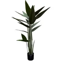 Oosterik Home Strelitzia Reginae groen in pot H 140 cm kunstplant