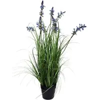 Oosterik Home Lavendel lila siergras in pot H 94 cm kunstplant