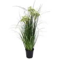 Oosterik Home Agapanthus siergras wit H 60 cm kunstplant