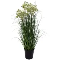 Oosterik Home Agapanthus siergras wit H 50 cm kunstplant