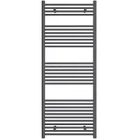 Guido Gusto Designradiator Sofia 150x60cm mat grijs 728W zij aansluiting