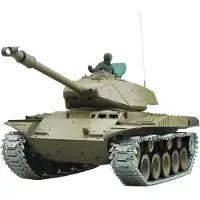 Amewi Walker Bulldog M41 R&S/2,4GHZ metalen rails/metalen versnellingsbak/QC (RTR Gereed voor gebruik)
