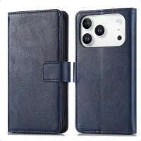 IMoshion Luxe Bookcase voor de Apple iPhone 18 Pro / 17 Pro - Donkerblauw