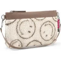 Reisenthel Mini Pouch Kleine Handtas - Clutch - 1L - Smiley Teddy Chocolate Beige