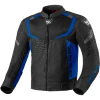 Berik X-Speed 2 motorjas, textiel, zwart/blauw, maat 54