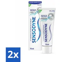 Sensodyne - Tandpasta - Repair & Protect - Deep Repair - Gevoelige Tanden - 75 ml - Voordeelverpakking - 2 stuks