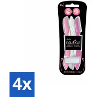 Wilkinson Sword 4 x Wilkinson Intuition - Navulmesjes - Wenkbrauw Shaper - Precisie - 3 mesjes - Wenkbrauw Epileren - Wenkbrauw Shaper - Precisie Epilator - Ontharingsmesjes - Gezicht Exfoliëren