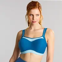 Panache - Power Voorgevormde Sport BH met beugel - Ocean - 75G