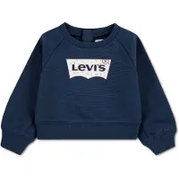 Levi's Kids Sweatshirt 'FLORAL BATWING' navy / lichtblauw / oranje / wolwit