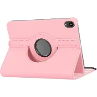 Mobigear Tablethoes geschikt voor Apple iPad Mini 7 (2024) Hoes | DuoStand Draaibare Bookcase - Roze