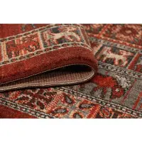 Muratap Artline taj oosters vloerkleed vintage handgeknoopte wol look- 200x290 cm