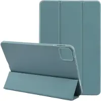 Mobigear Tablethoes geschikt voor Apple iPad Air 11 Inch (2026) Hoes TPU,Kunstleer | Tri-Fold Gel Bookcase - Groen