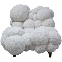 Ptmd Dokota Off White Cloud Fauteuil