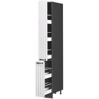 Vicco Apotheekkast Fame-Line Wit Landhuis/Antraciet 20 cm, Model 61657